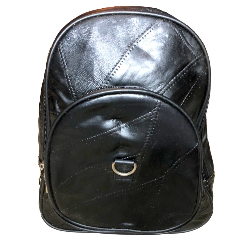 Backpack Patchwork Leather Grunge. - image 4